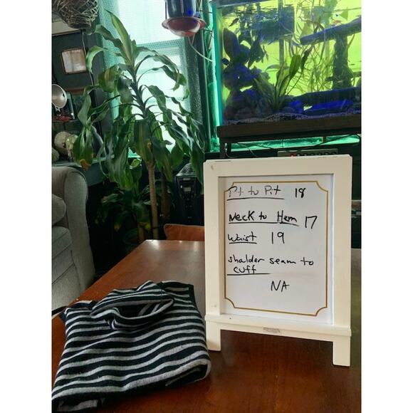 Banana Republic Cashmere Sleeveless Sweater Tank Turtleneck Black Gray women's M - Picture 7 of 7